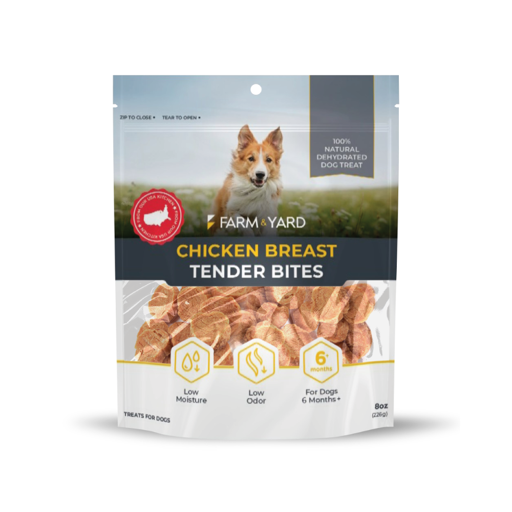 Single Ingredient Dog Treats - Chicken Breast Tender Bites 8oz
