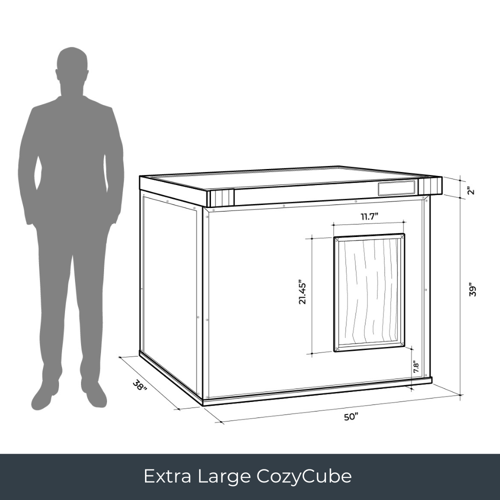 CozyCube Coldroom Panel Insulated Dog House