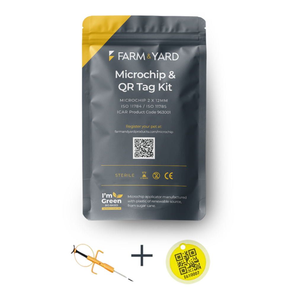 Microchip & QR Tag Kit (Box of 10)