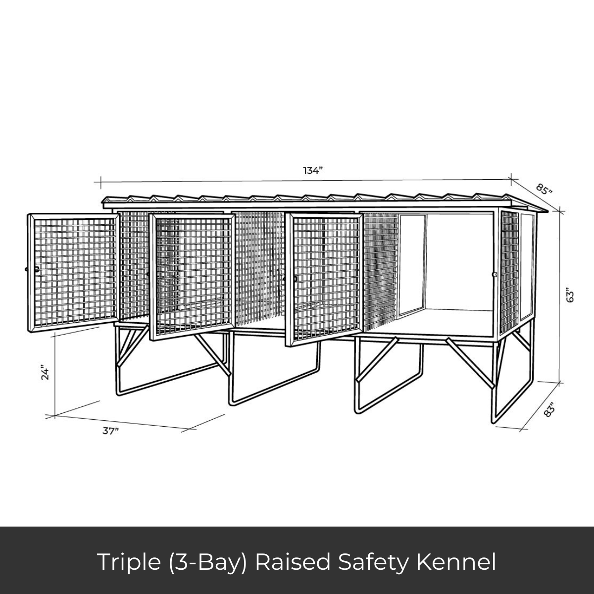 Raised Safety Kennel
