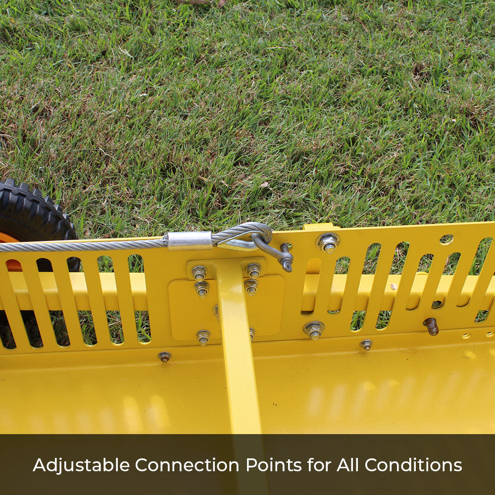 Scoop'N'Tow 2-in-1 Manure Scooper / Paddock Field Cleaner + Trailer