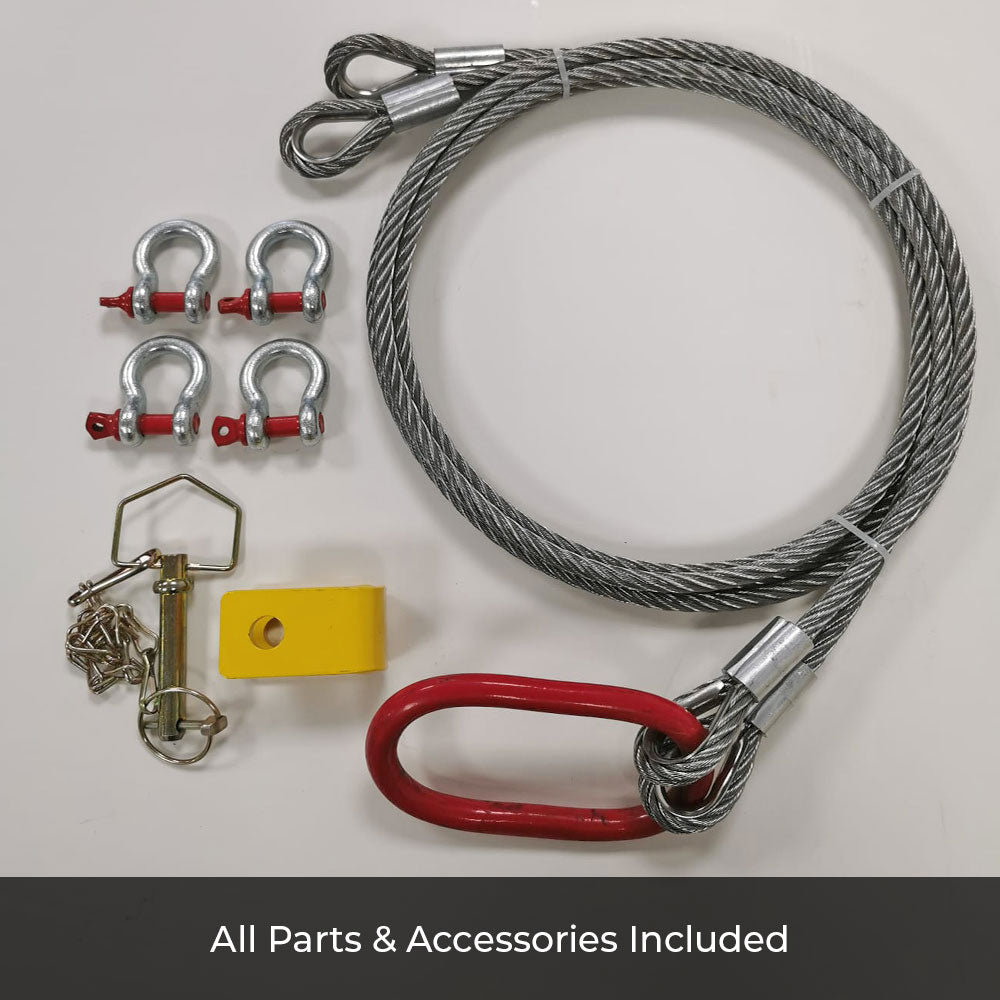 Scoop'N'Tow 2-in-1 Manure Scooper / Paddock Field Cleaner + Trailer