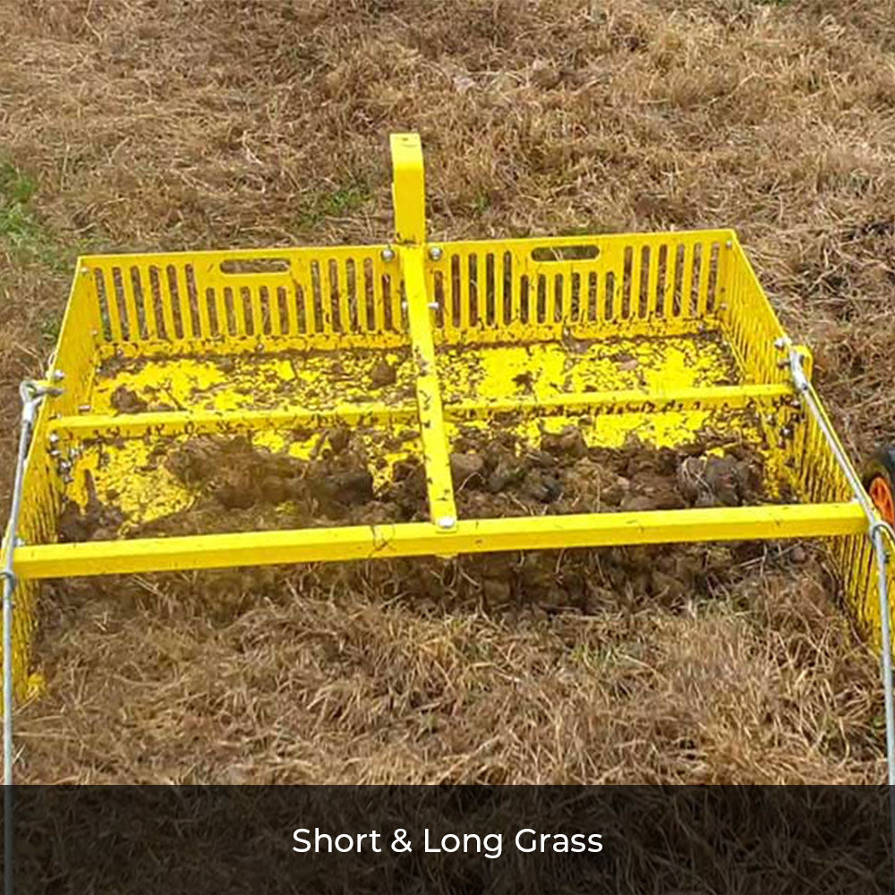 Scoop'N'Tow Manure Scooper / Paddock Field Cleaner + Trailer