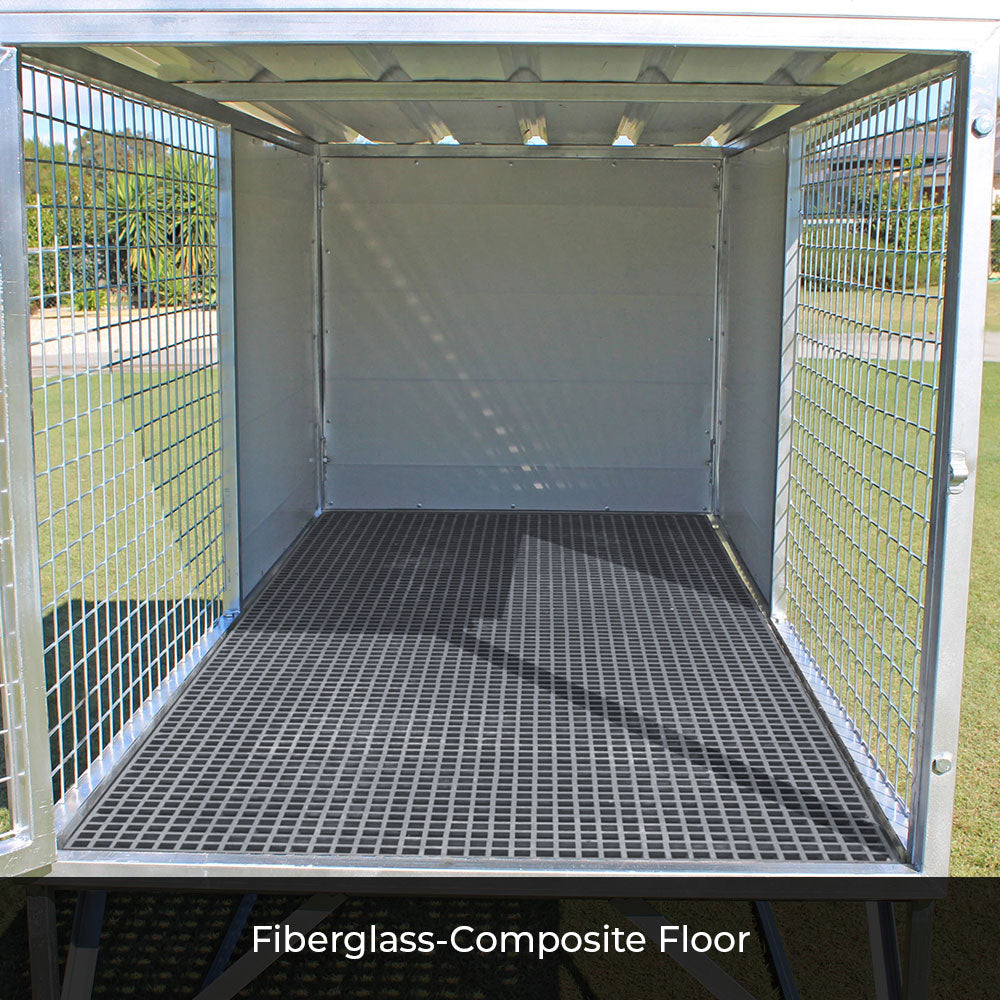 Safety Kennel Raised Dog Kennel USA Farm and Yard