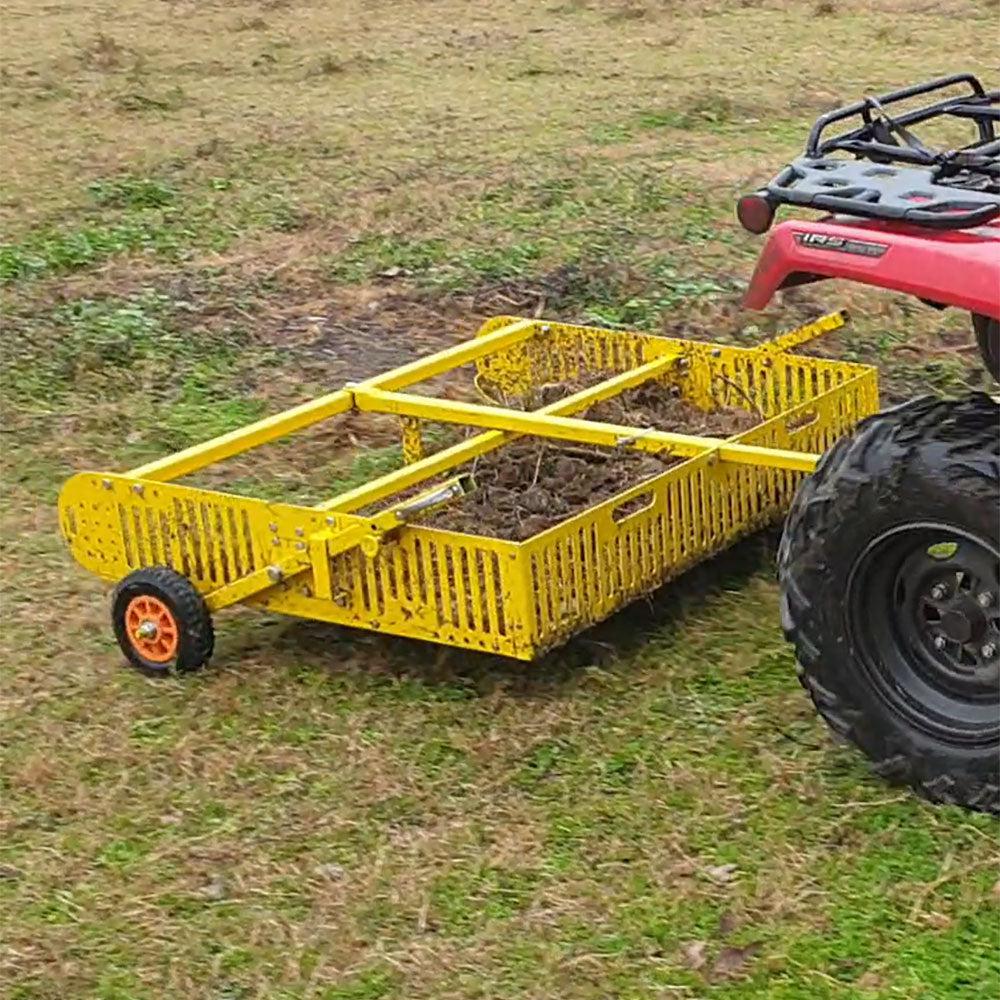 Scoop'N'Tow Manure Scooper / Paddock Field Cleaner + Trailer