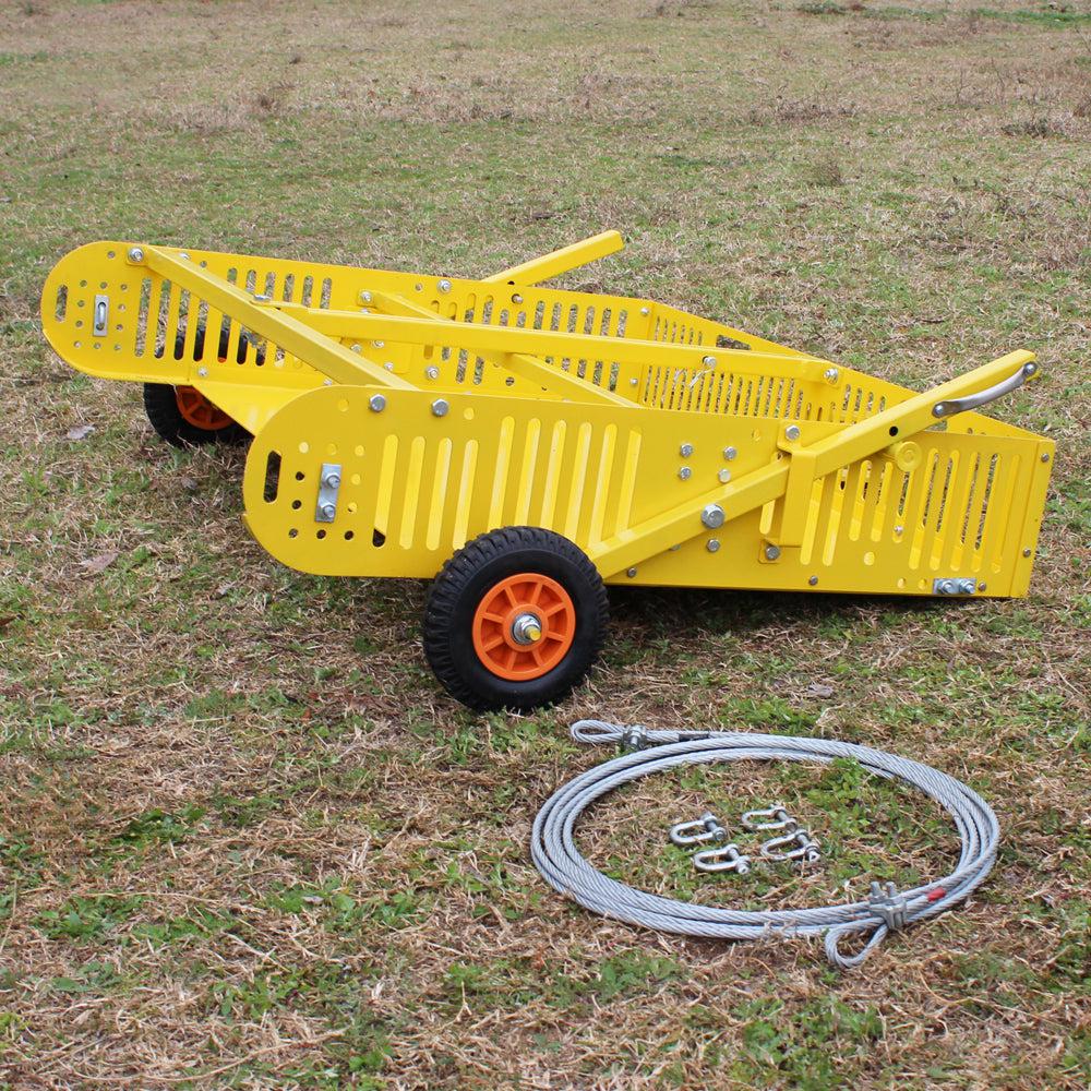 Scoop'N'Tow Manure Scooper / Paddock Field Cleaner + Trailer