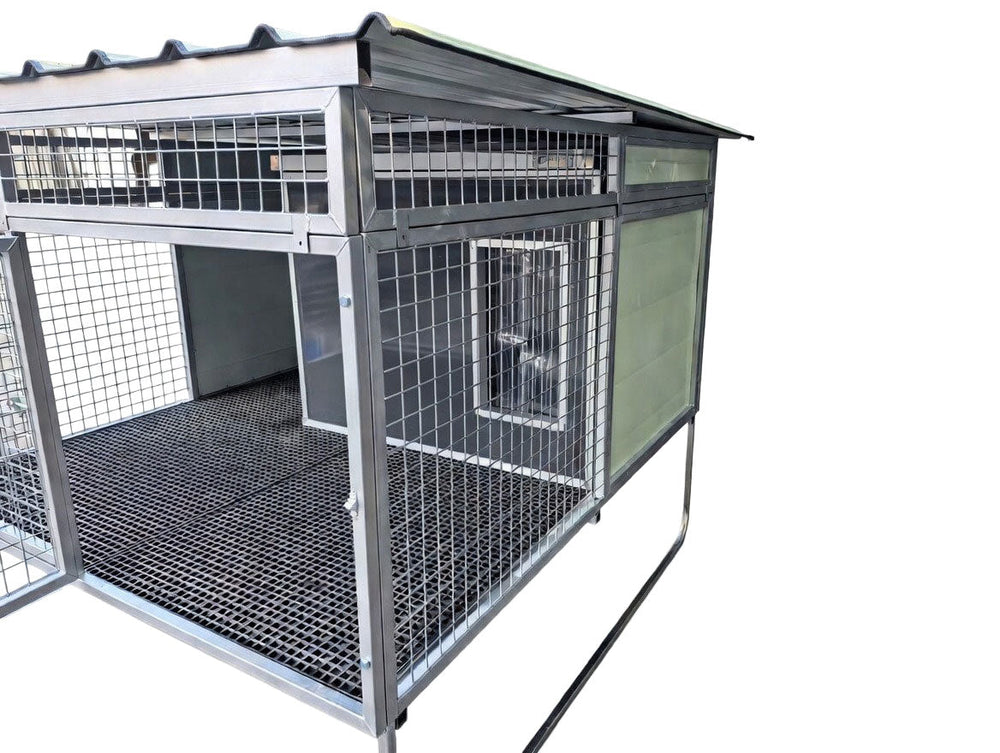 Height Extension for 2-Bay Raised Kennel