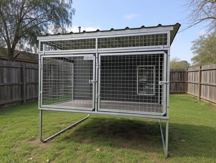 Kennel Extensions Height Extension for 2-Bay Raised Kennel